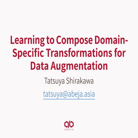 Learning to Compose Domain-Specific Transformations for Data Augmentation