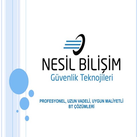 Nesil Bilişim Tanıtım Sunumu