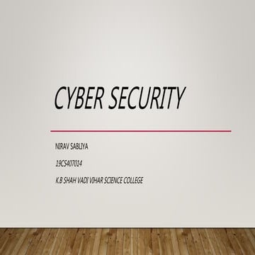 CYBER SECURITY