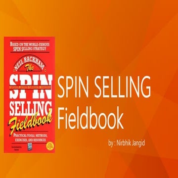 Spin Selling Fieldbook - Neil Rackham