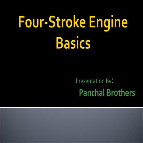Four stroke IC engine