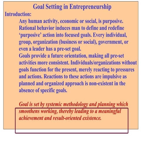 Nirma Etp Goal Setting