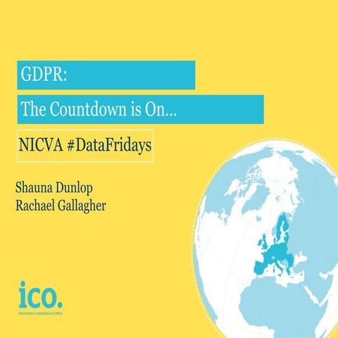 GDPR: The Countdown is on...