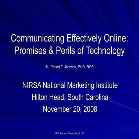 Perils and Promises of Technology in Online Communications
