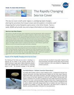 NISAR NASA-ISRO Synthetic Aperture Radar (NISAR) Sea Ice