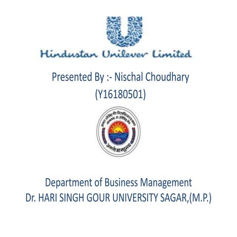 HINDUSTAN UNILEVER LIMITED