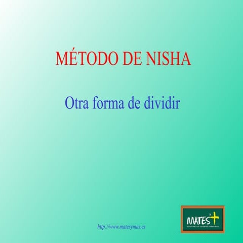 El método de Nisha