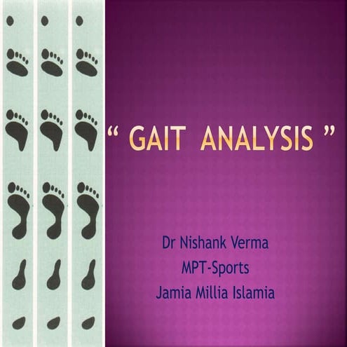 Gait Analysis in Biomechanics