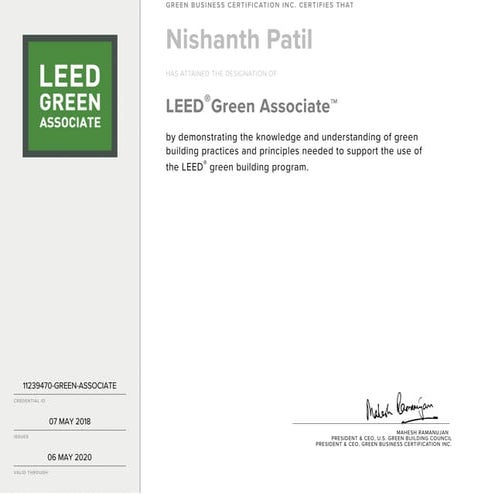 LEED (R) Green Associate TM