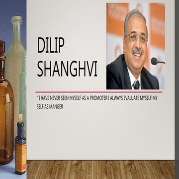 Dilip Shanghvi: Personal Life and Education of the CEO of Sun