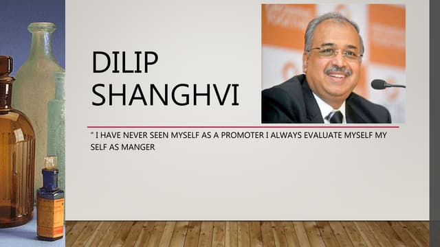 Dilip Shanghvi: Personal Life and Education of the CEO of Sun