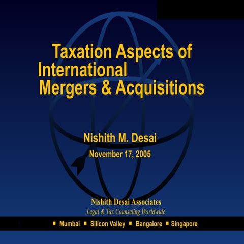 Taxation of International Mergers and Acquistions.ppt