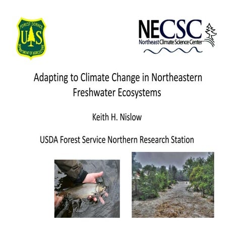 Adapting to Climate Change in Northeastern Freshwater Ecosystems | PPTX