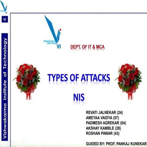 Types of Attack in Information and Network Security