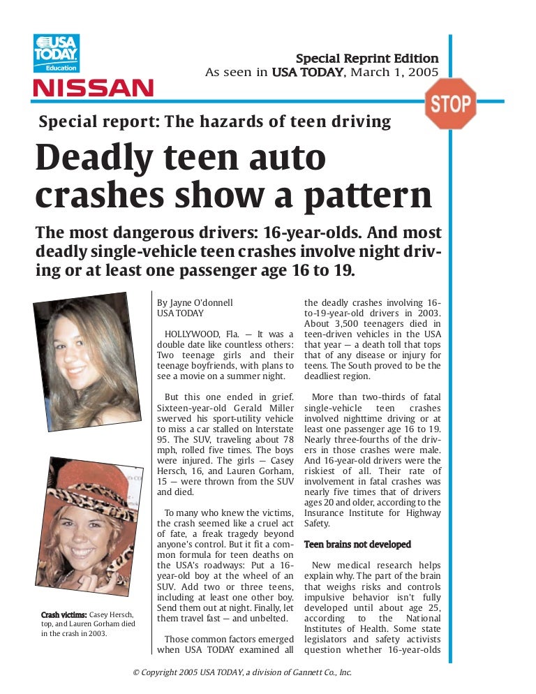 Nissan Supports Driving Safety Programs