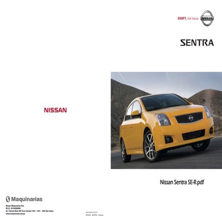 Nissan sentra se r.pdf bond | PDF