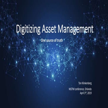 Digitizing Asset Management