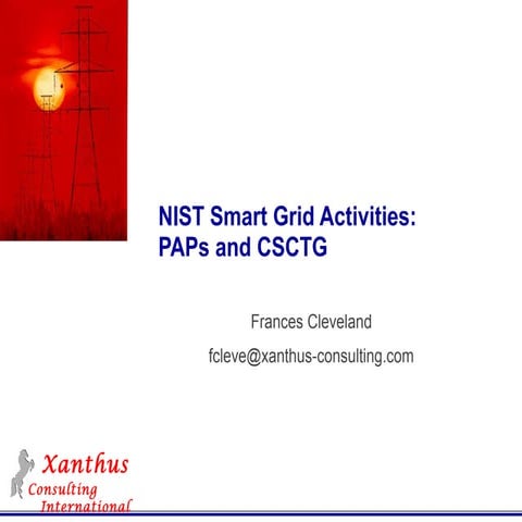 Nistsmart grid-csctg