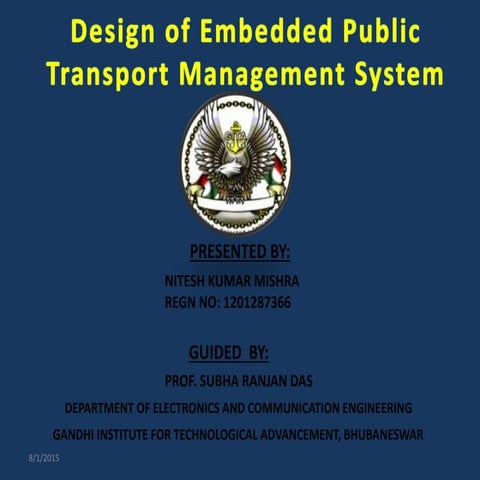 public transport system using RFID and GSM