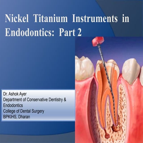 Rotary system in endodontic treatment | PPTX