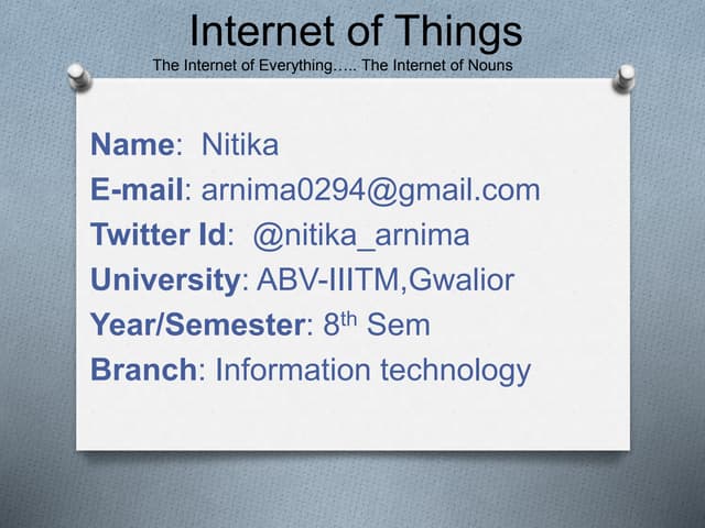 Internet of Things