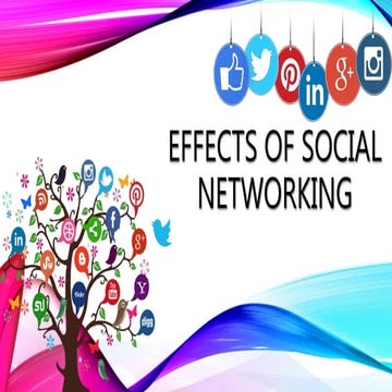 EFFECTS OF SOCIAL NETWORKING