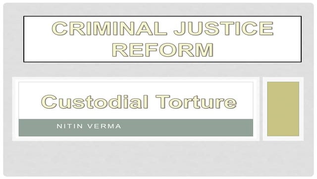 custodial torture