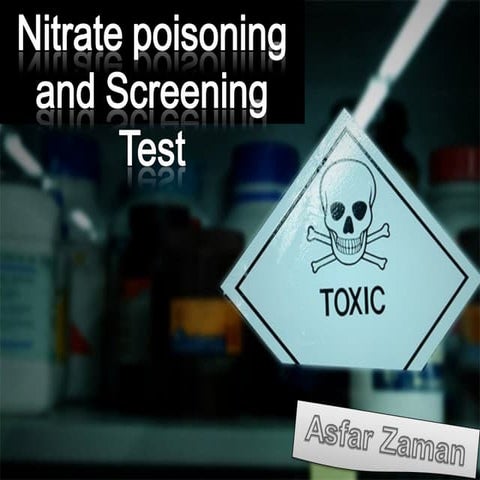 Nitrate poisoning
