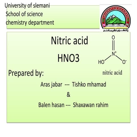 Nitric acid