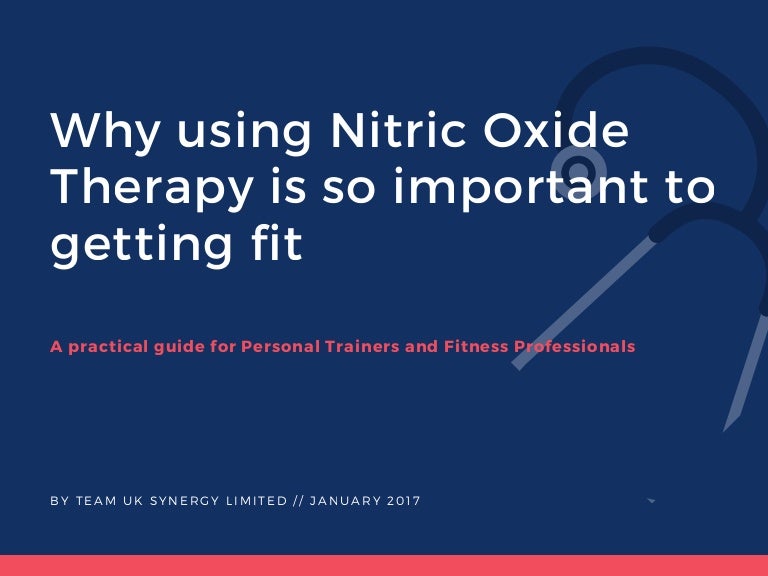 Nitric oxide therapy
