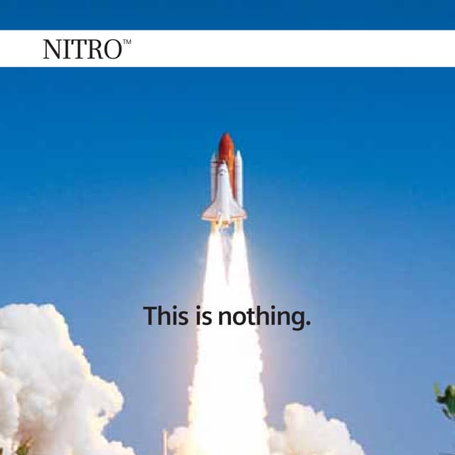 Nitro brochure