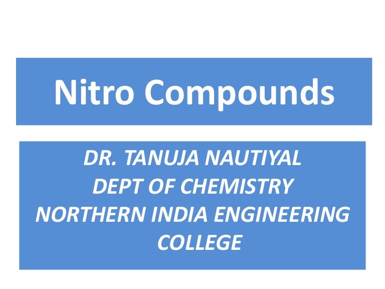 Nitro compounds