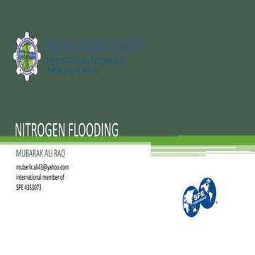 Nitrogen flooding