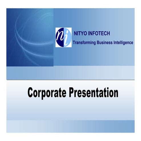 Nityo Corporate Presentation