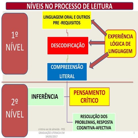 Niveis de processo de leitura na comunicacao | PDF
