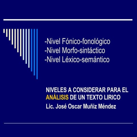 Nivel Fonico, literatura, analisis literario