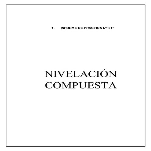 Nivelación compuesta