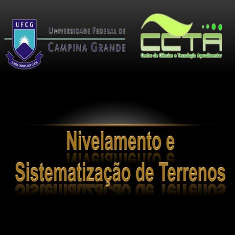 Topografia - Nivelamento e Sistematização de Terrenos