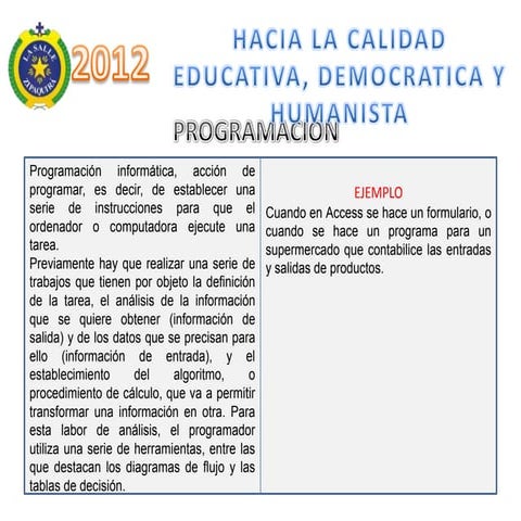 Nivel de programacion  introduccion