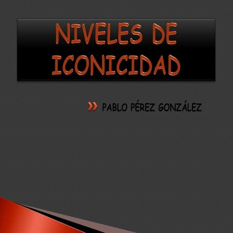 Niveles de iconicidad