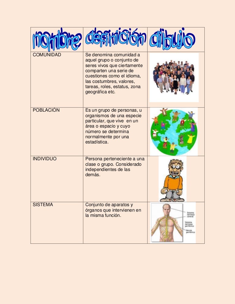 Niveles de organizacion en los seres vivos