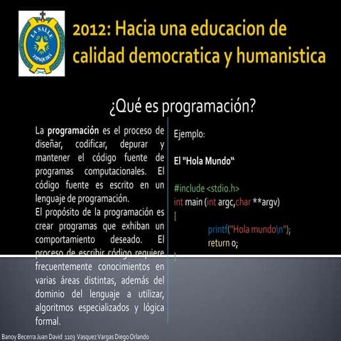 Nivel programacion web introduccion