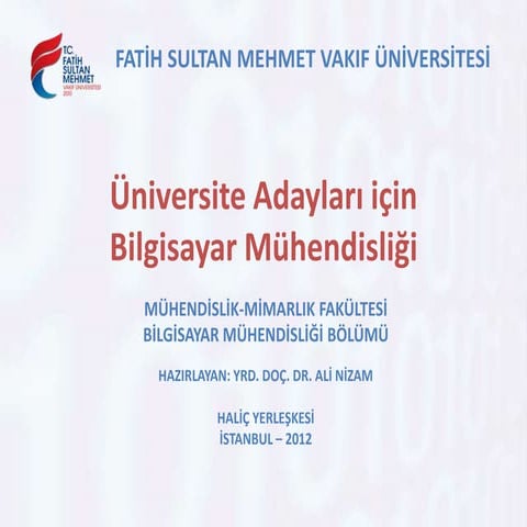 Üniversite adayları için bilgisayar mühendisliği