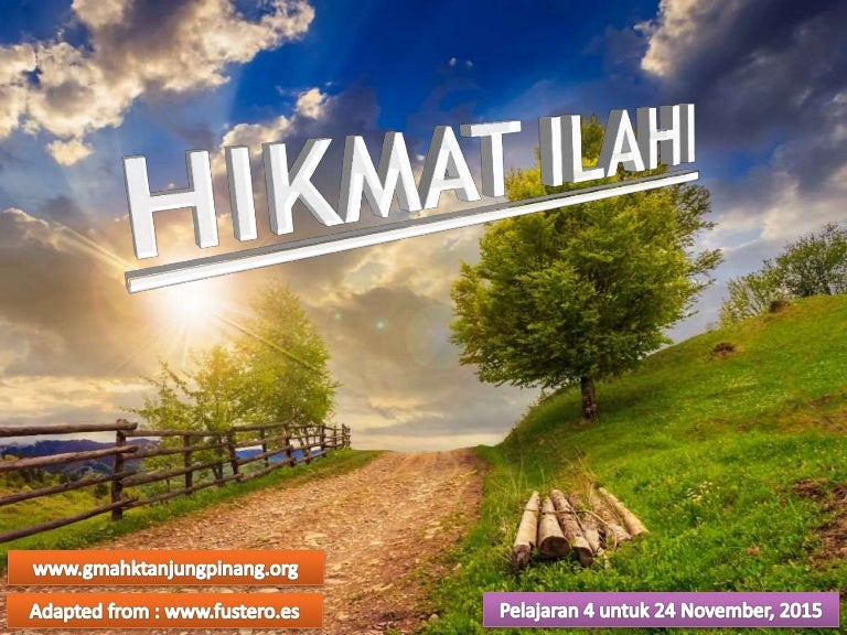 Pelajaran Sekolah SABAT ke-4 Triwulan 1 2015