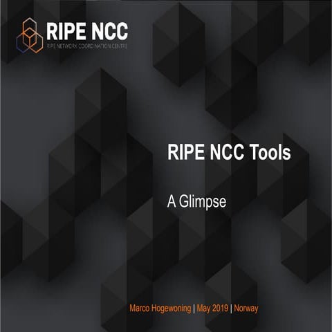RIPE NCC tools