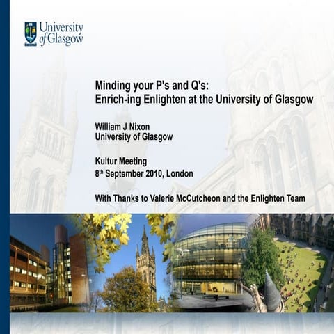 Minding your P's and Q's: Enrich-ing Enlighten