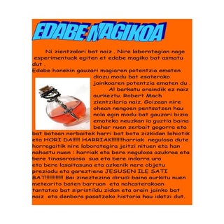 Ni zientzalari bat naiz "ROBERTO MA...