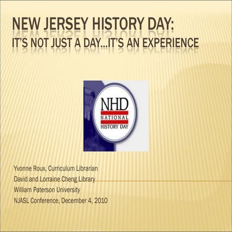 History Day: It's not just a day, it's an experience 