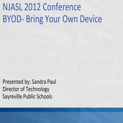 Njasl Conference 2012