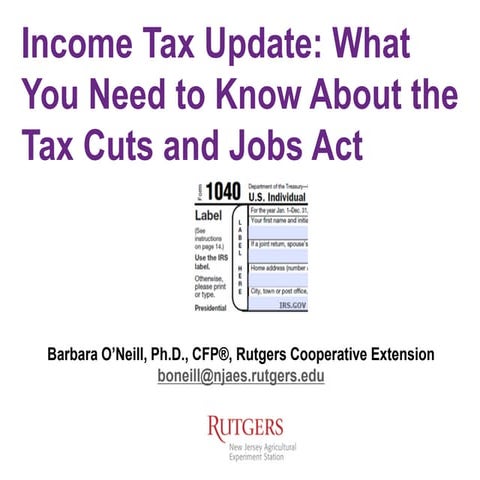 NJCFE  Webinar-TCJA-Income Tax Update
